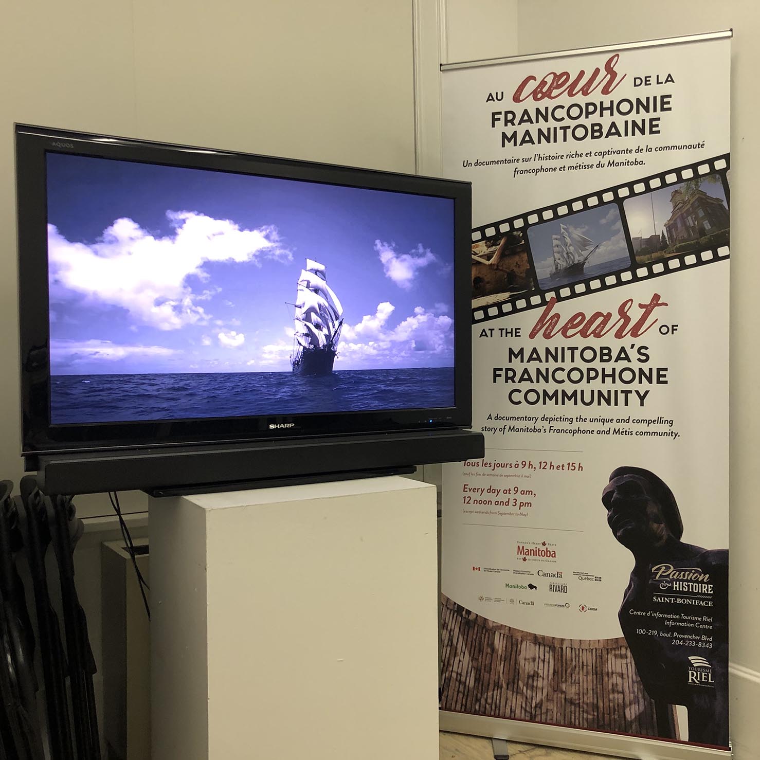 Visionnement du documentaire « Au cœur de la francophonie manitobaine » présentant l’histoire riche et captivante de la communauté francophone et métisse du Manitoba.