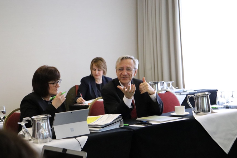 Mme Johanne Whittom, pdg du Centre, et M. Clément Duhaime, président du conseil d’administration du Centre.