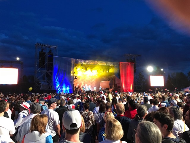 Le spectacle du 15 août du Congrès mondial acadien 2019.