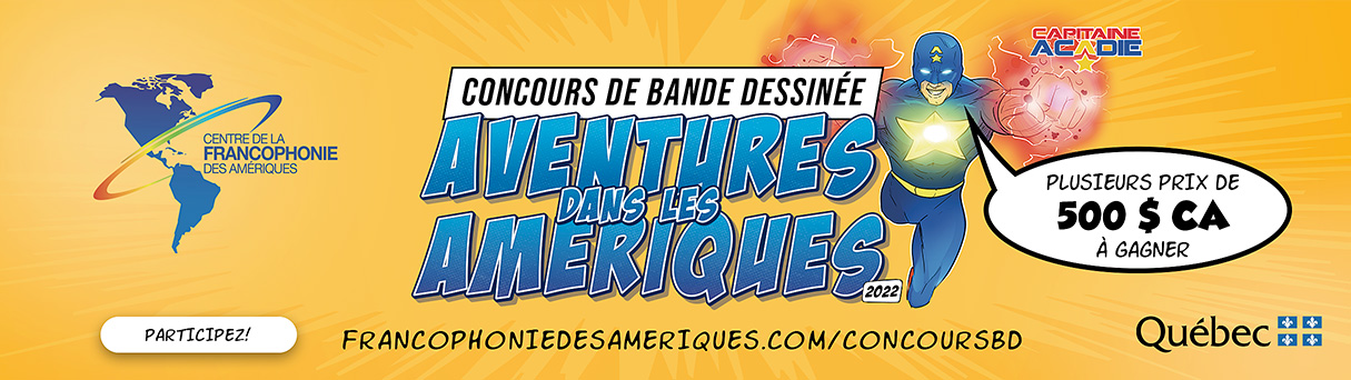 Concours de bande dessinée - Aventure dans les Amériques 2022