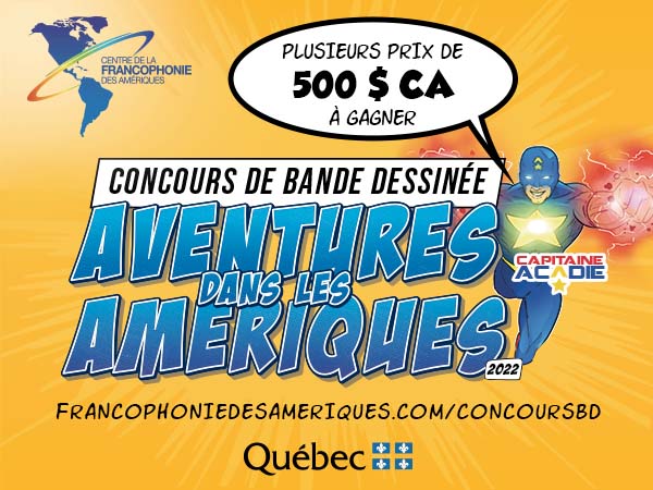 Concours de bande dessinée - Aventure dans les Amériques 2022