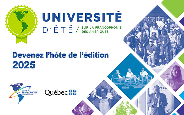 Devenez l’hôte de la prochaine Université d’été!