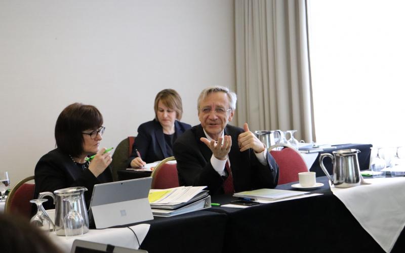 Mme Johanne Whittom, pdg du Centre, et M. Clément Duhaime, président du conseil d’administration du Centre.